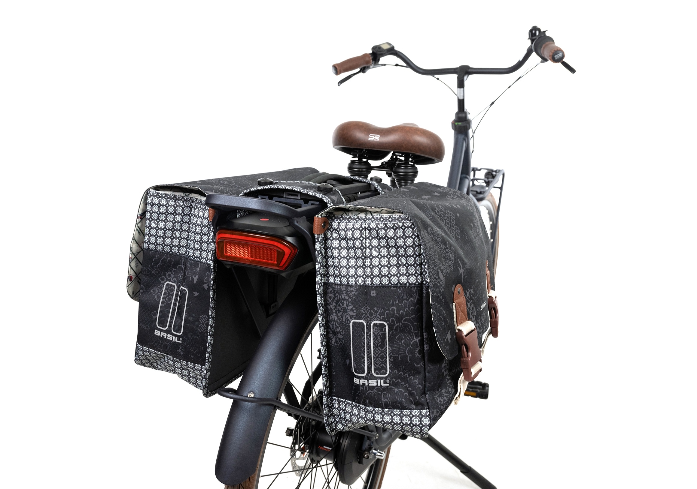 Basil Bohème MIK - Dubbele Fietstas - Zwart