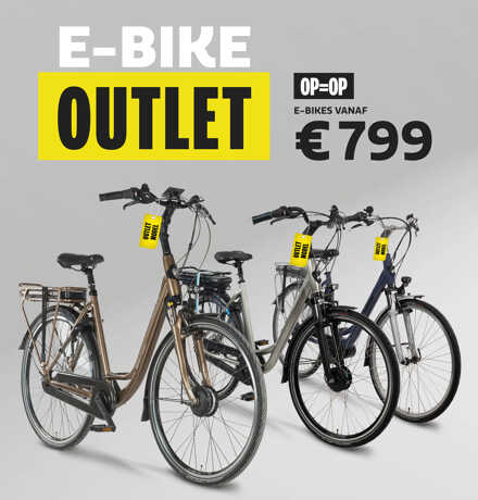 Tegen automaat Bijdrage Outlet elektrische fietsen | dé E-bike Outlet van Stella Nunspeet