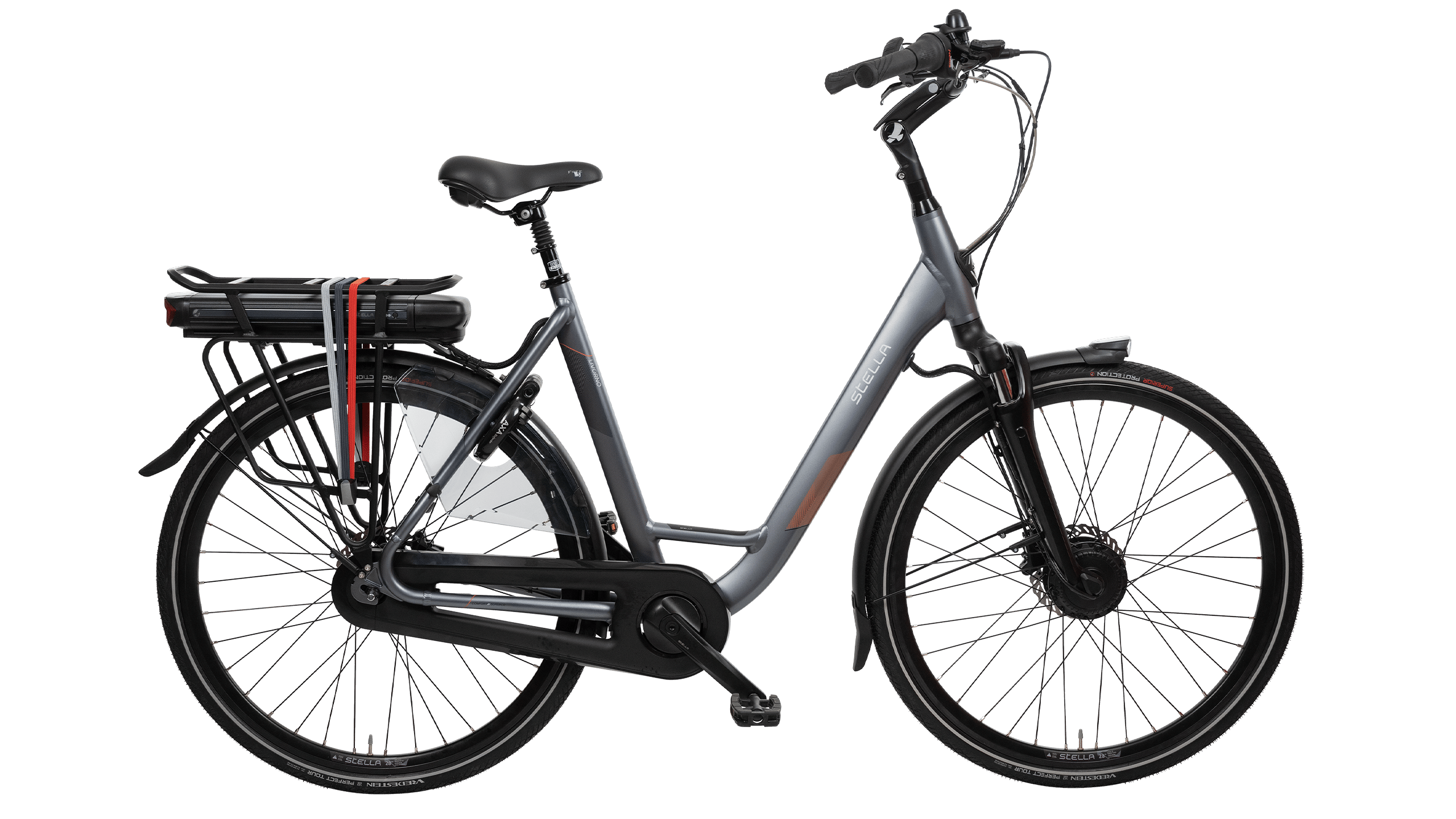 Livorno Superior FDST Frost Blue Matt. Een comfortabele, luxe stadsfiets -  Stella