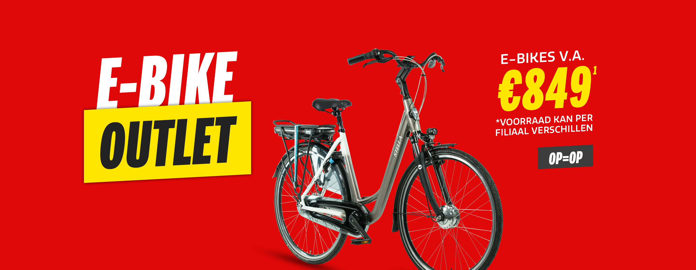 Outlet elektrische fietsen dé Ebike Outlet van Stella Nunspeet