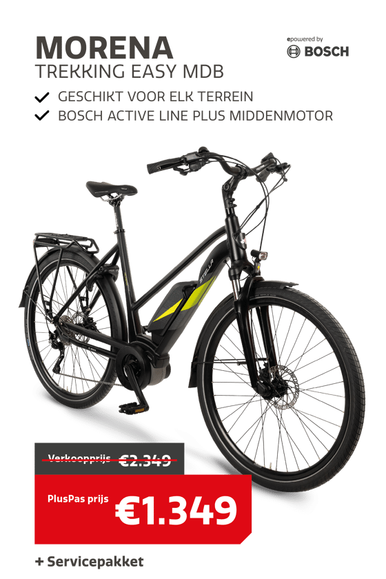 BE-230101-Solden-PlusPas_Ebikes-2e3ekolom-400x600-Morena-Trekking